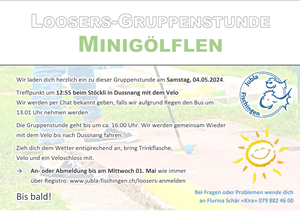 Loosers GS Einladung 04.05.2024 Minigölflen